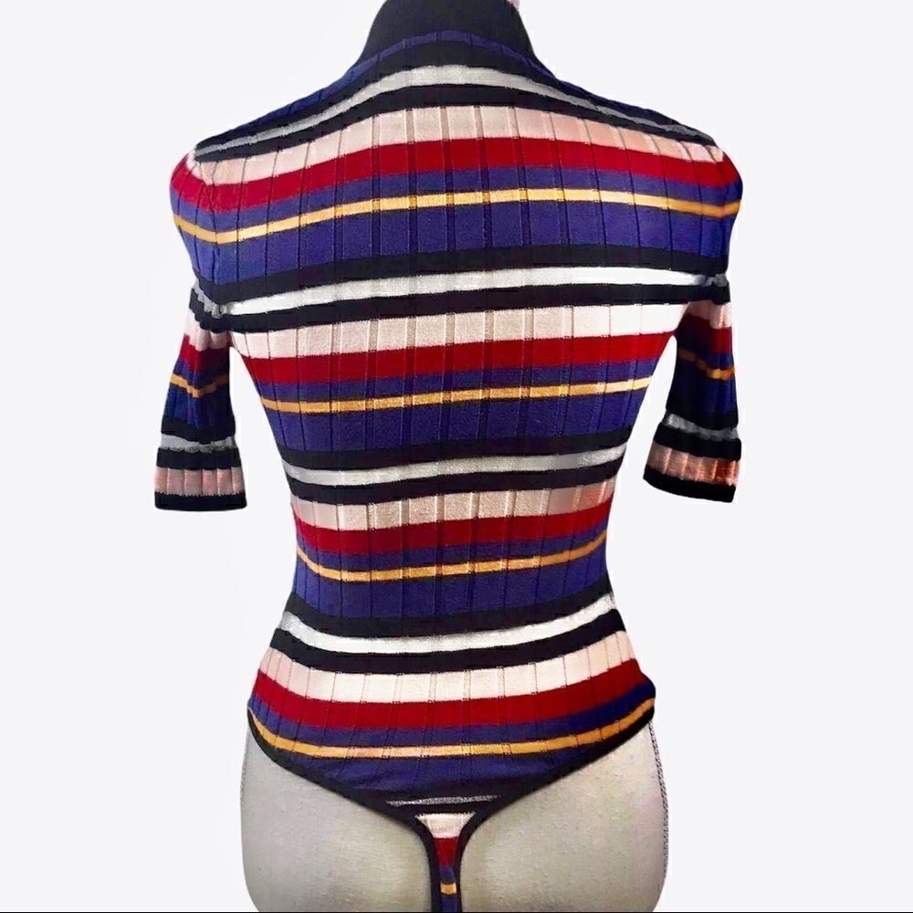 NBD Revolve Striped Body Top Size XS - Picture 3 of 6